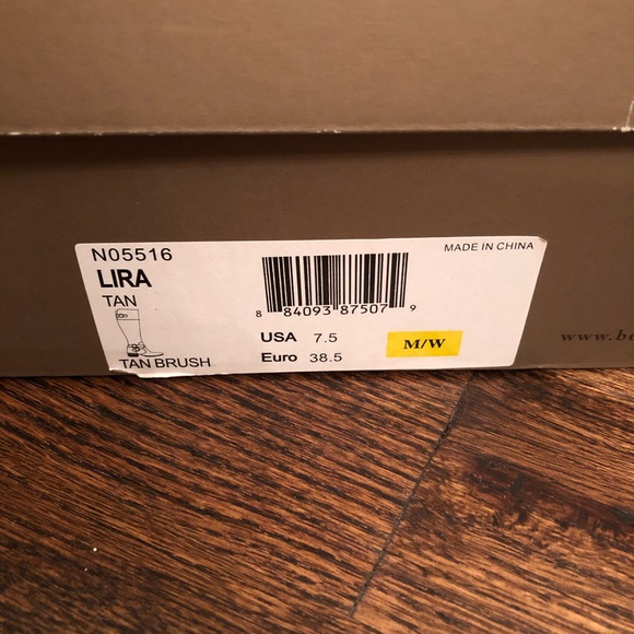 Born Lira Brushed Tan Boots - Picture 3 of 7